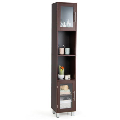 Tall Tower Bathroom Storage Cabinet - jenshomeandgardendecor