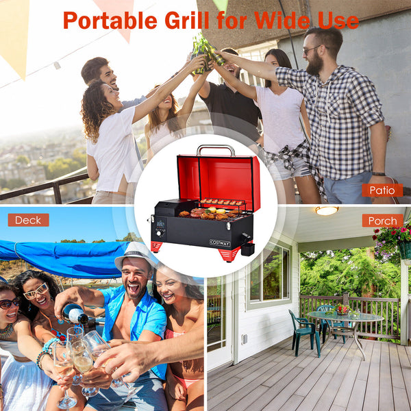 Portable Tabletop Pellet Grill - jenshomeandgardendecor