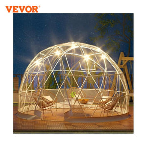 VEVOR Bubble Tent Garden Igloo 9.5/12ft With LED - jenshomeandgardendecor