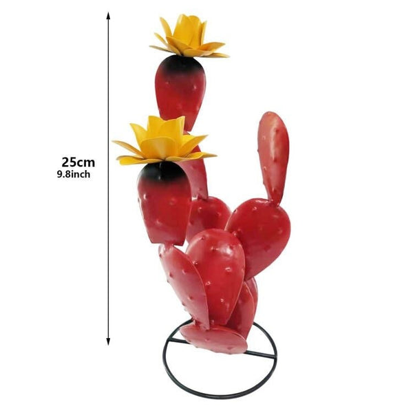 Cactus 25CM Metal Cactus - jenshomeandgardendecor