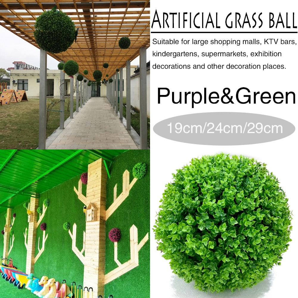 Artificial Plant Ball Topiary - jenshomeandgardendecor