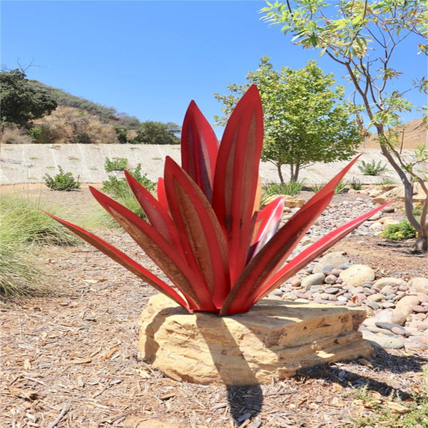 27/35/65CM DIY Metal Agave Plants - jenshomeandgardendecor