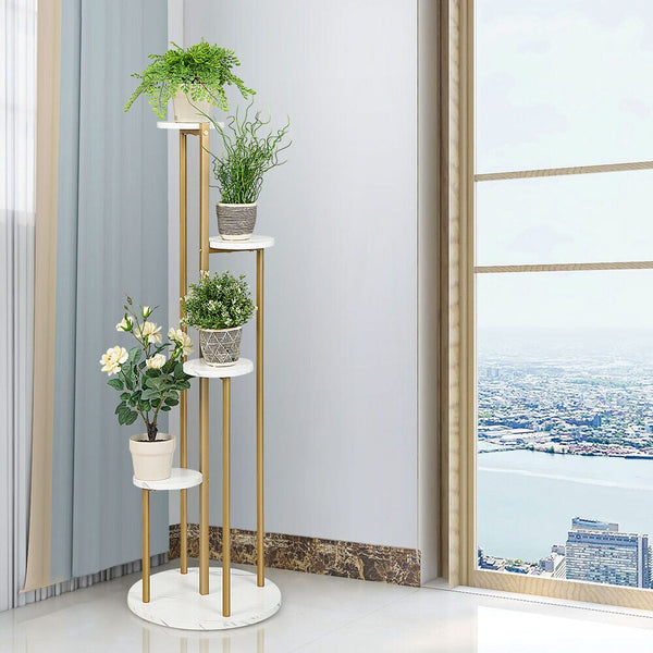 4-Tier Metal Plant Stand - jenshomeandgardendecor