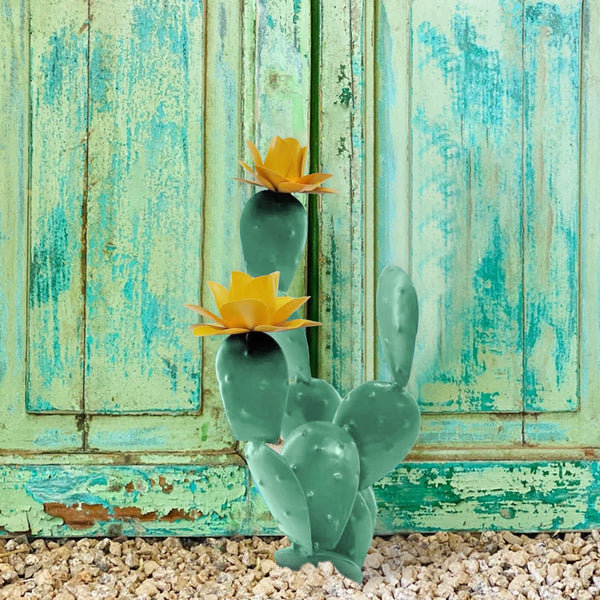 Cactus 25CM Metal Cactus - jenshomeandgardendecor