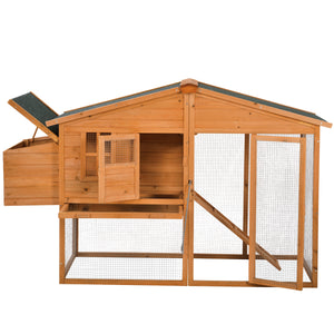 Large Wooden Chicken Coop - jenshomeandgardendecor