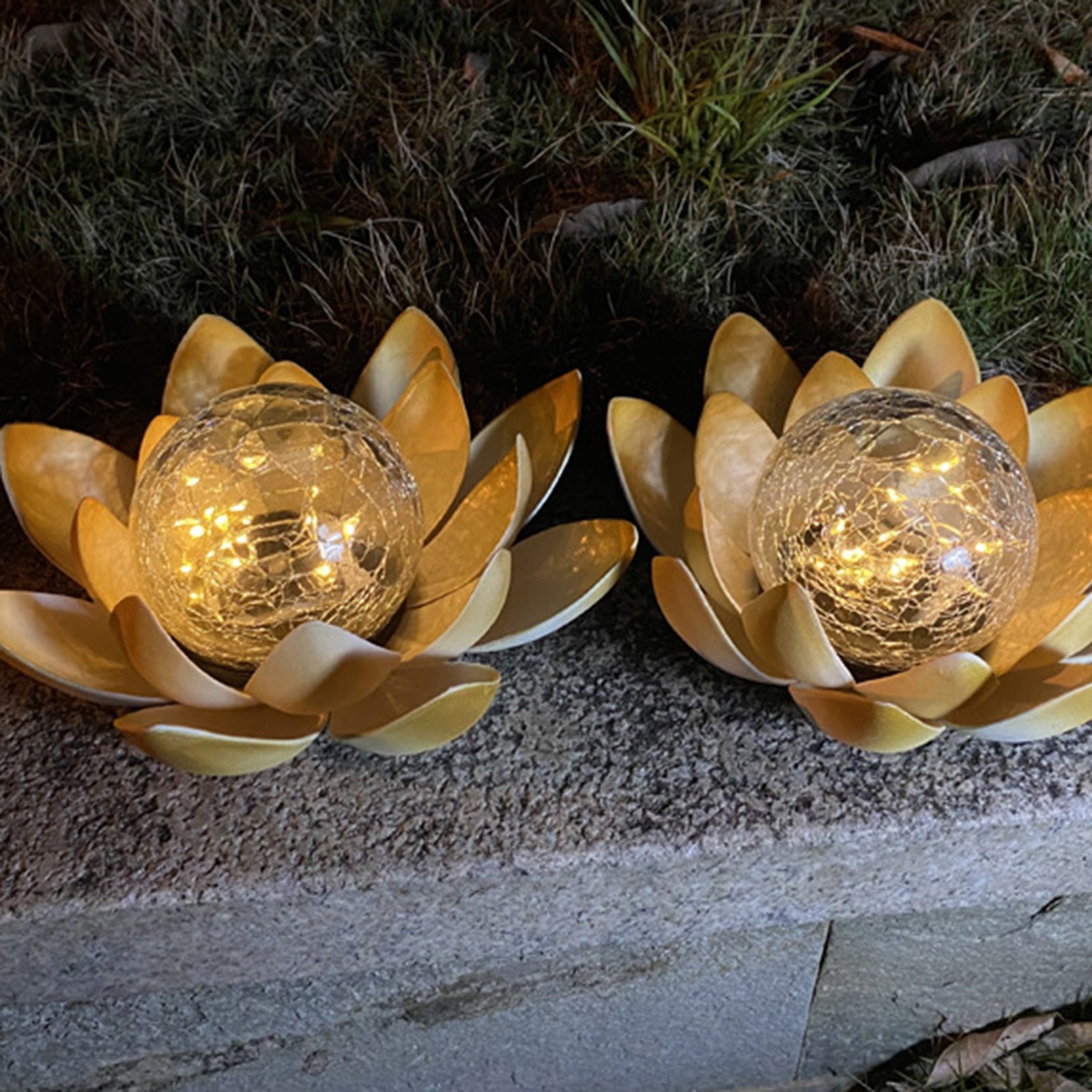 Outdoor Lotus Solar Light Floating Flower Pond Decoration - jenshomeandgardendecor