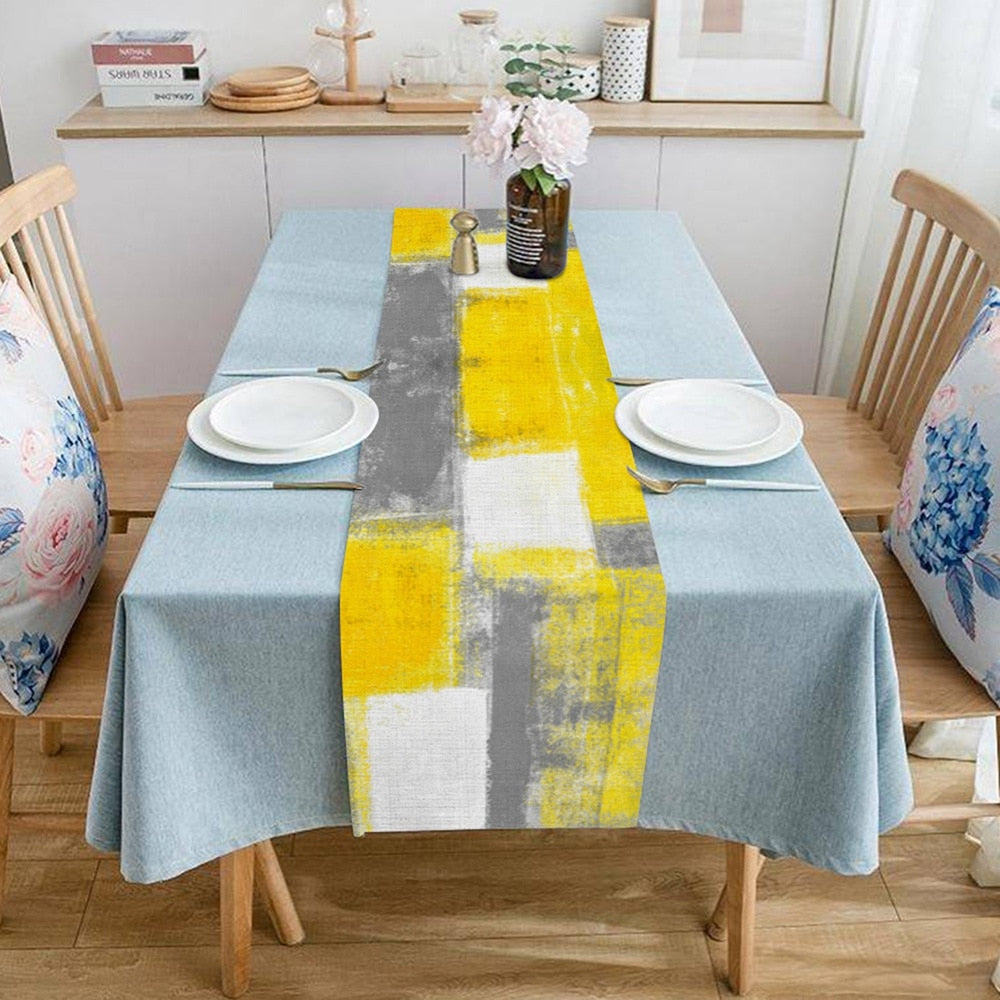 Farmhouse Wood Texture Table Runner - jenshomeandgardendecor