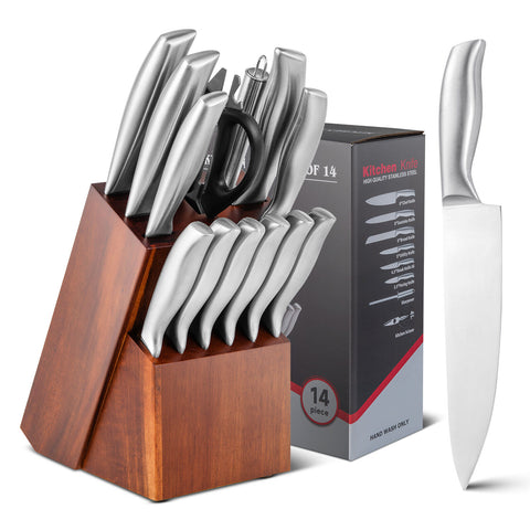 14-Piece Kitchen Knife Set - jenshomeandgardendecor