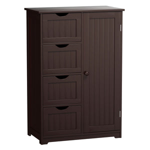 Wooden 4 Drawer Bathroom Cabinet - jenshomeandgardendecor